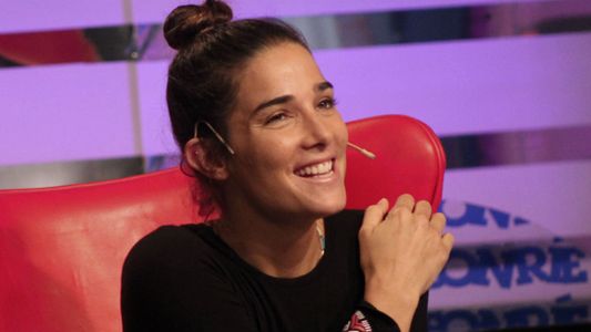 Juanita Viale, enojada una vez más, se cruzó con un periodista