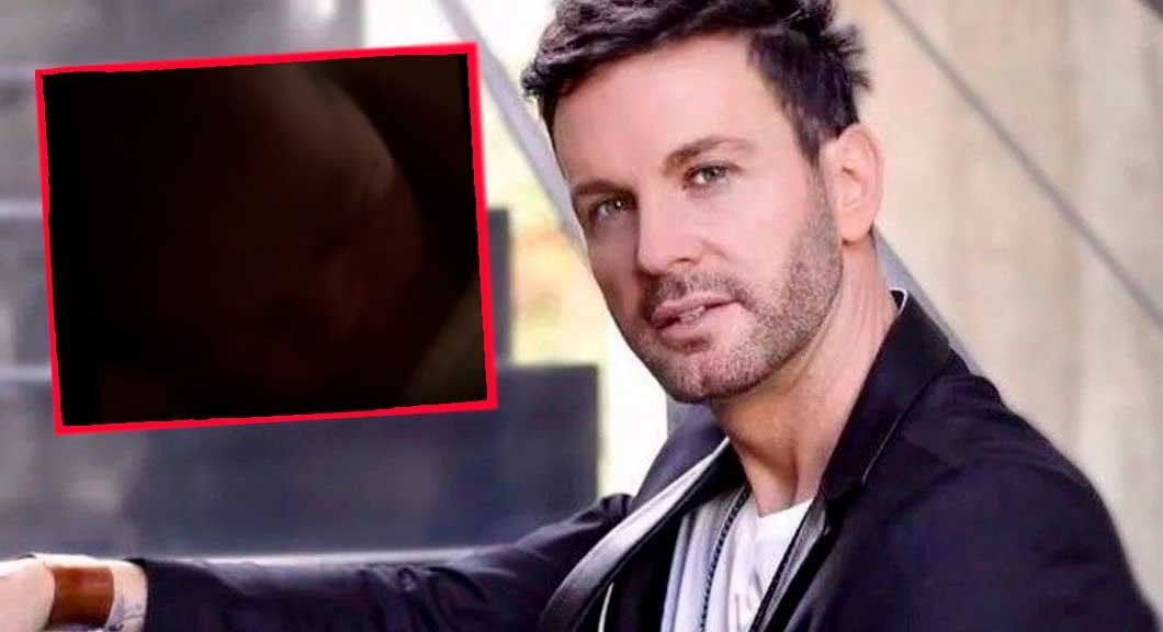 Axel compartió la primera foto sosteniendo a su hijo recién nacido