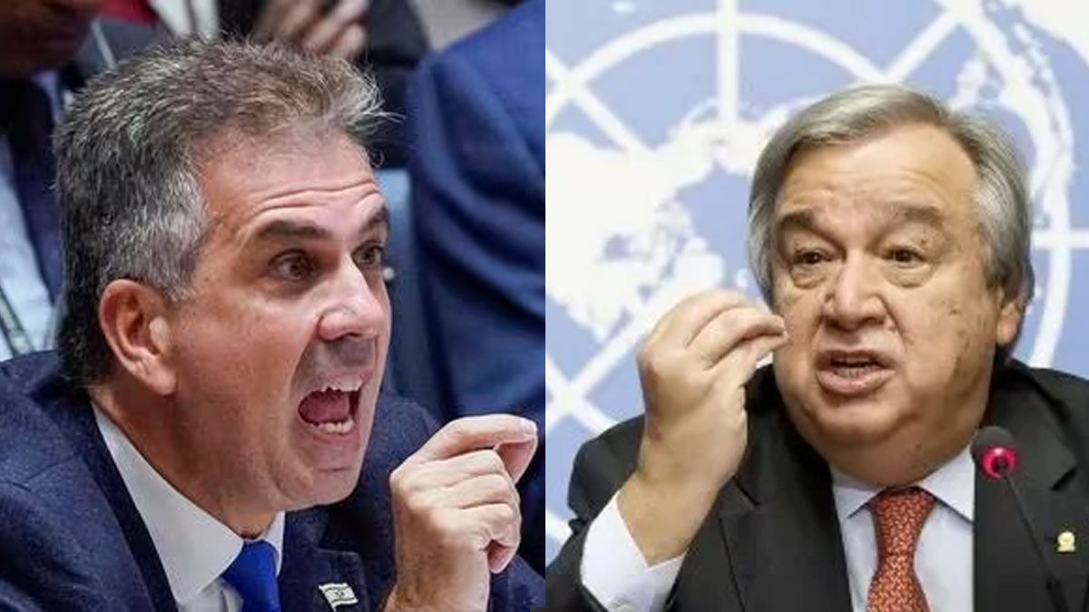 El canciller israelí ataca al secretario general de la ONU por la iniciativa de convocar al Consejo de Seguridad para lograr un alto el fuego en Gaza. (Foto: A24.com)