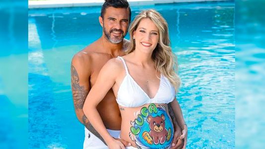 El impactante video de Mica Viciconte, antes de dar a luz a Luca