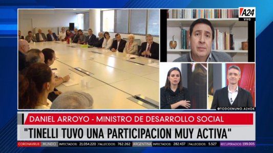 Daniel Arroyo confirmó que vuelve a reunirse la Mesa contra el hambre: Tinelli va a estar
