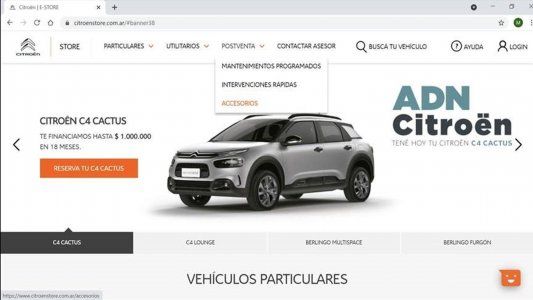 Citroën presenta su e-store de postventa