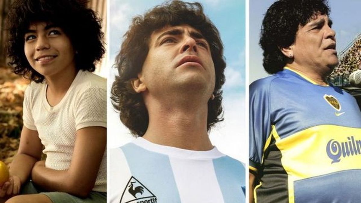 Los 3 actores que personificarán a Diego Maradona en la biopic Sueño Bendito, que Claudia Villafañe no quiere que salga a la luz. 