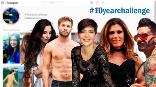 Los famosos que se sumaron a la moda mundial del #10yearchallenge