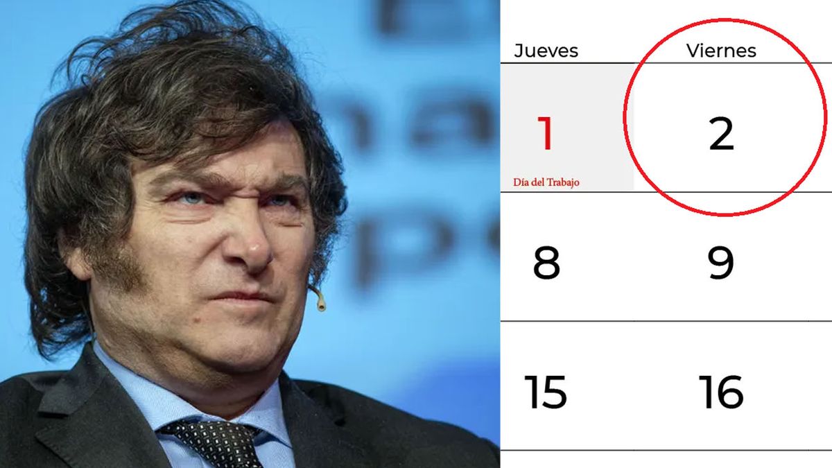 La decisión definitiva que tomó el gobierno de Milei sobre el feriado del 2 de mayo (Foto: A24).