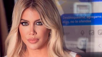 Mostró el mensaje por el Wanda Nara la bloqueó y ahora quiere que la acepte: No es para tanto