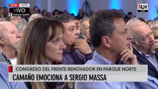 El discurso de Camaño que hizo llorar a Massa y a Malena Galmarini: Sergio es el único dirigente que no tiene la mochila pesada