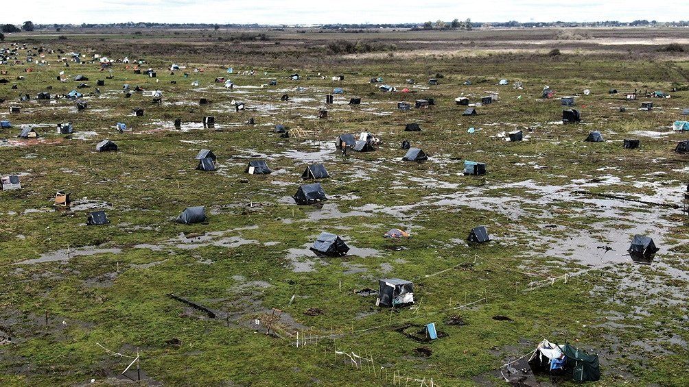 Confirman que los operativos de desalojo de las tierras ocupadas en Guernica serán a partir del 23 de septiembre