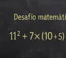 Desafío matemático: ¿en cuánto tiempo lo podés resolver?