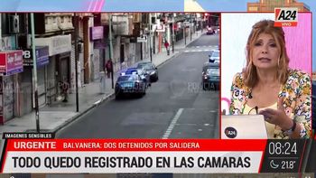 Balvanera: así detuvieron a una pareja que hacía salideras. (Captura de Tv) Balvanera: así detuvieron a una pareja que hacía salideras. (Captura de Tv)