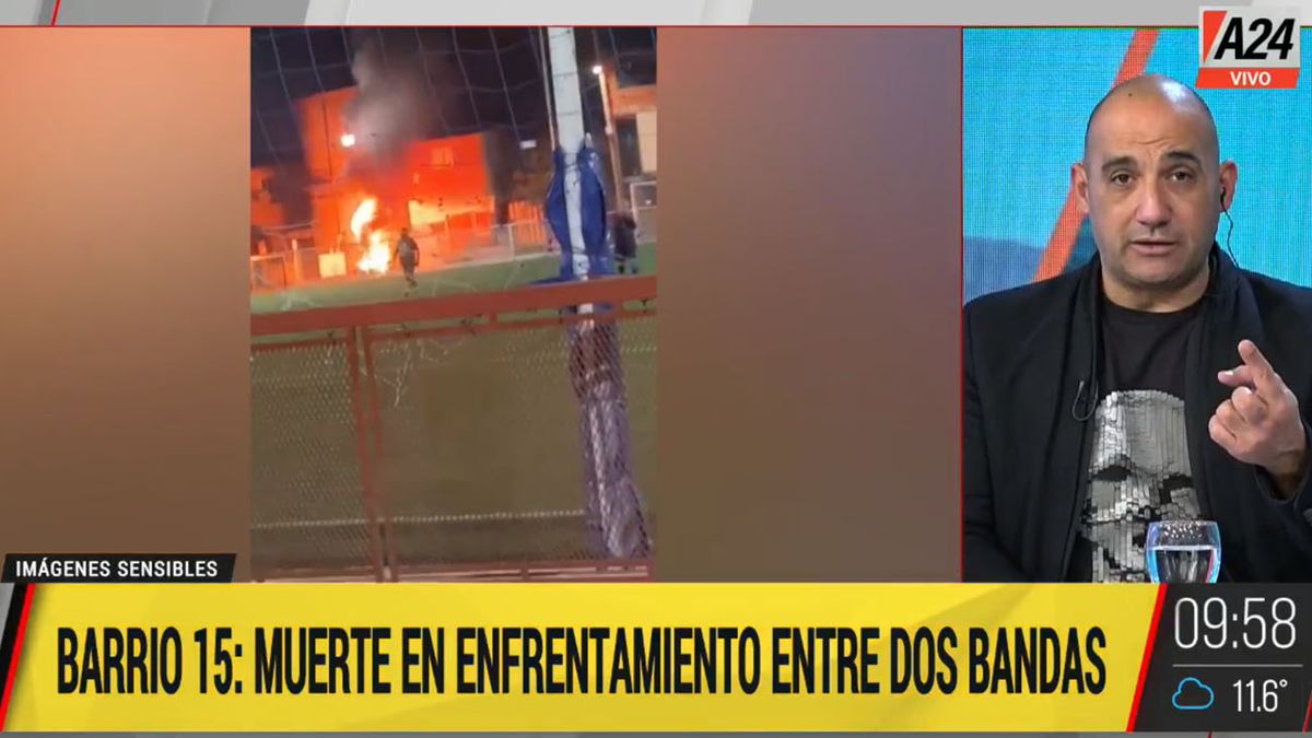 Tiroteo y muerte en Villa Lugano (Foto: captura de video)