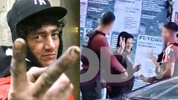 La reaparición de Pity Álvarez: el video caminando por Palermo y el curioso regalo a dos policías