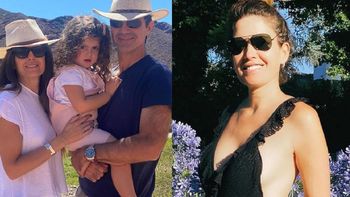 por primera vez, isabel macedo mostro su pancita de embarazada en malla