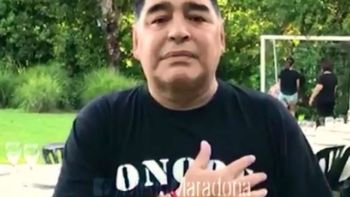 El sentido mensaje de Maradona para el pueblo argentino