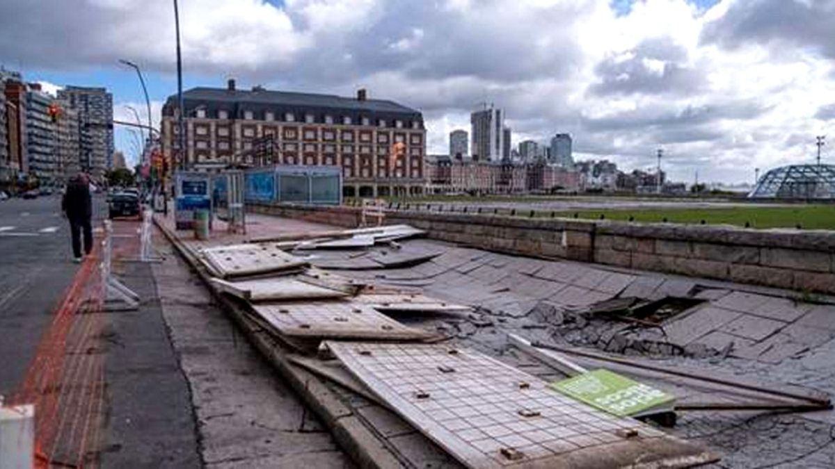 Autoridades de Defensa Civil de Mar del Plata pidieron a los vecinos no salir de sus casas,