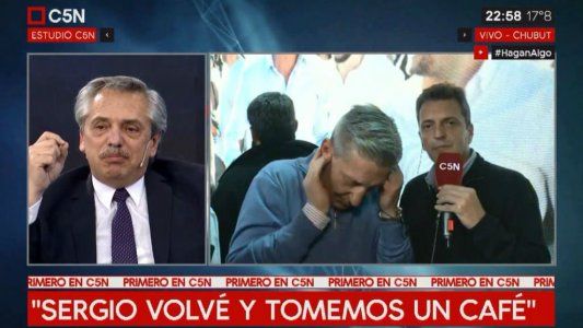 Alberto Fernández a Massa en VIVO: Tomemos un café y terminemos esto para ver cómo podemos avanzar