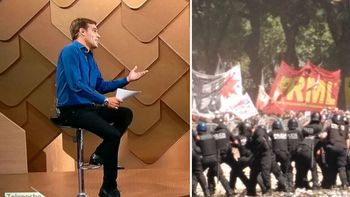 Sebastián Domenech: Estaba escondido en el móvil y lo rodearon para buscarme, querían seguirla