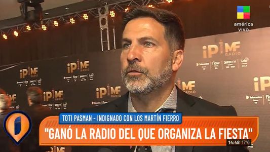 La indignación de Toti Pasman tras los Premios Martín Fierro de Radio 2022