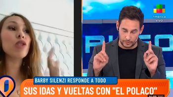 Barby Silenzi confesó que tiene una pareja abierta con el Polaco y dio el nombre de una famosa con la que ratonean