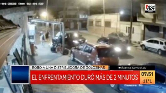 San Justo: un comerciante y ladrones, a los tiros en una distribuidora