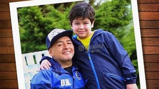 La desgarradora pregunta del hijo de Diego Maradona