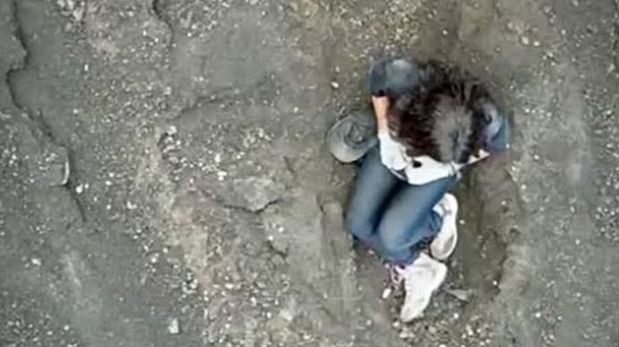 Video estremecedor: el dron que documentó el final trágico de una turista