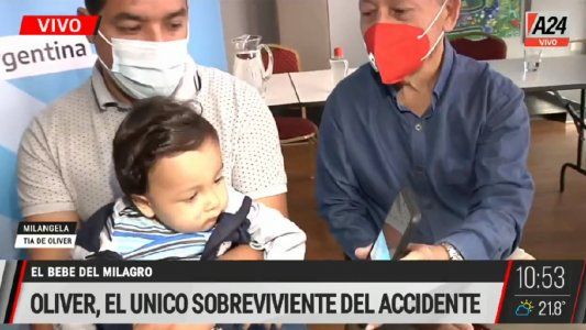 El bebé que perdió a sus padres y abuela en un accidente de tránsito ya está con su nueva familia.