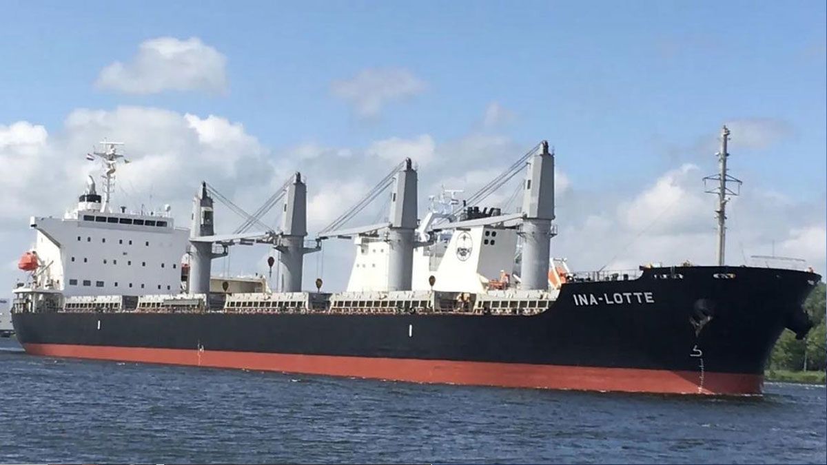 Un barco liberiano