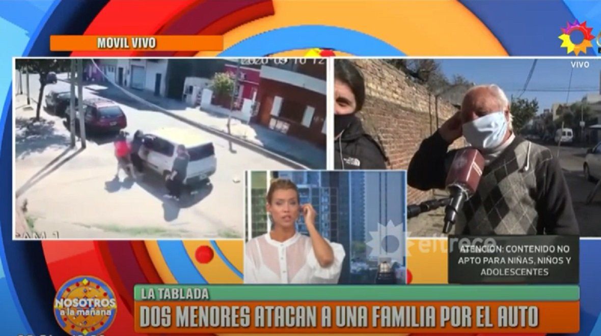 Nicole Neumann, piropeada al aire por un hombre mayor: Te mando un beso