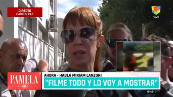 Miriam Lanzoni fue liberada tras ser detenida en un control policial: La víctima soy yo
