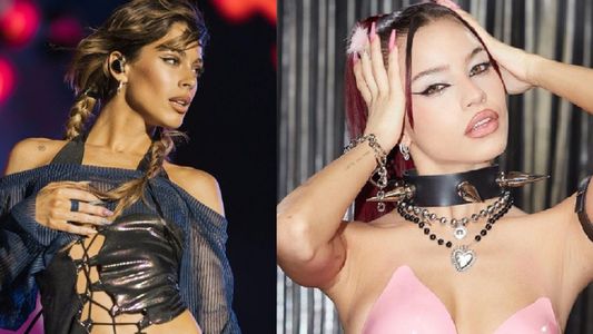 El jugado videoclip de Emilia Mernes y Tini Stoessel con un apasionado beso