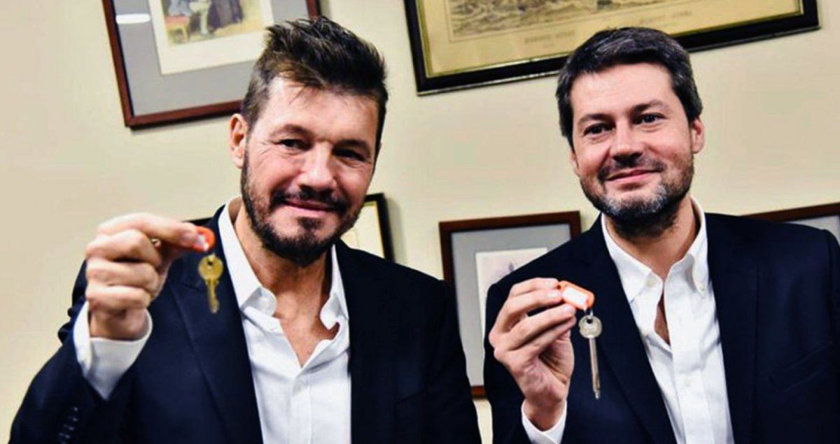 El parecido entre Marcelo Tinelli y Lammens es increíble