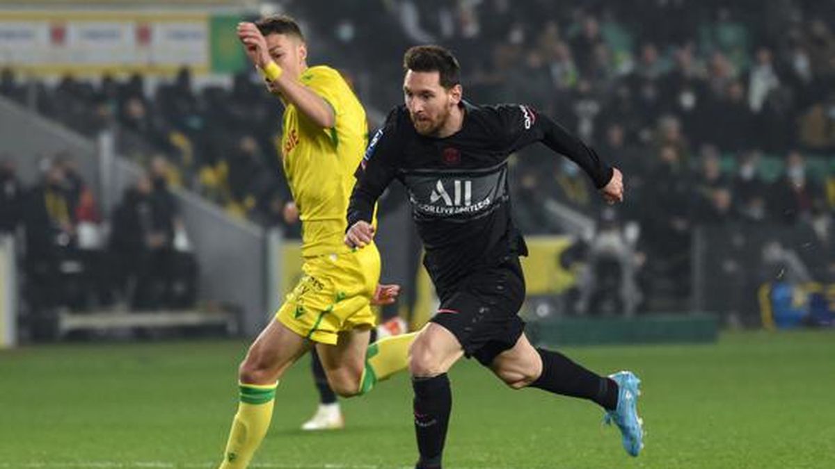 PSG perdió con el Nantes a pesar de Messi