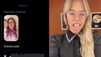 Nati Jota recibió un fuerte audio sexual por mensaje privado: Angustia y rechazo