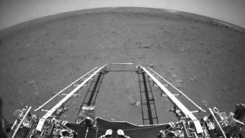 Las primeras fotos de Marte que envió el robot chino Zhurong