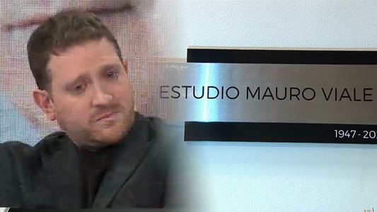 Homenaje a Mauro Viale: Jonatan Viale emocionado hasta las lágrimas