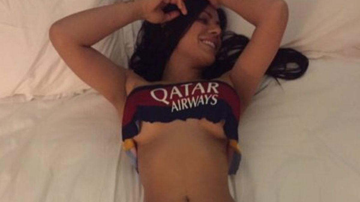 Miss Bum Bum regaló un desnudo total para celebrar un nuevo campeonato de  Barcelona