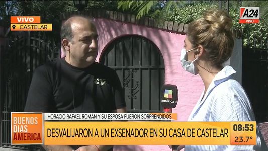 Violento robo a un ex senador en Castelar: lo ataron con precintos y se llevaron una suma millonaria de dinero