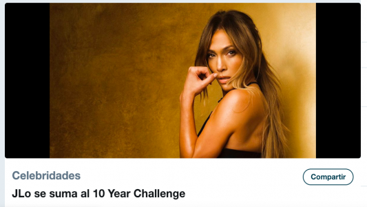 Los famosos se sumaron al nuevo desafío #10YearChallege y se armó polémica