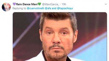 Tinelli se acercó a Chiqui Tapia y en Twitter no lo perdonaron