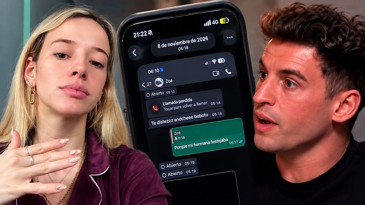 Se pudrió todo: Manuel Ibero expuso los picantes chats que le mandaba Zoe Bogach tras su separación
