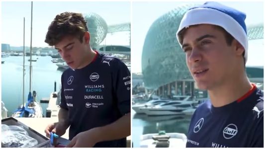 Los curiosos regalos que recibió Franco Colapinto de parte de otro piloto de Fórmula 1