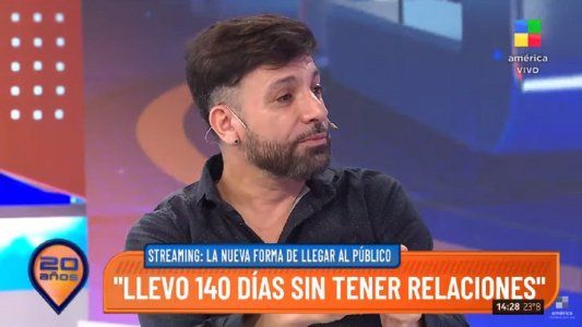 Martín Bossi confesó hace cuánto no tiene sexo por la cuarentena: Llevo...