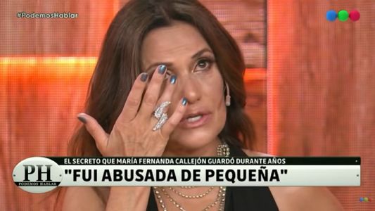 María Fernanda Callejón se quebró al recordar el abuso que sufrió de niña: Recién lo conté a los 52 años
