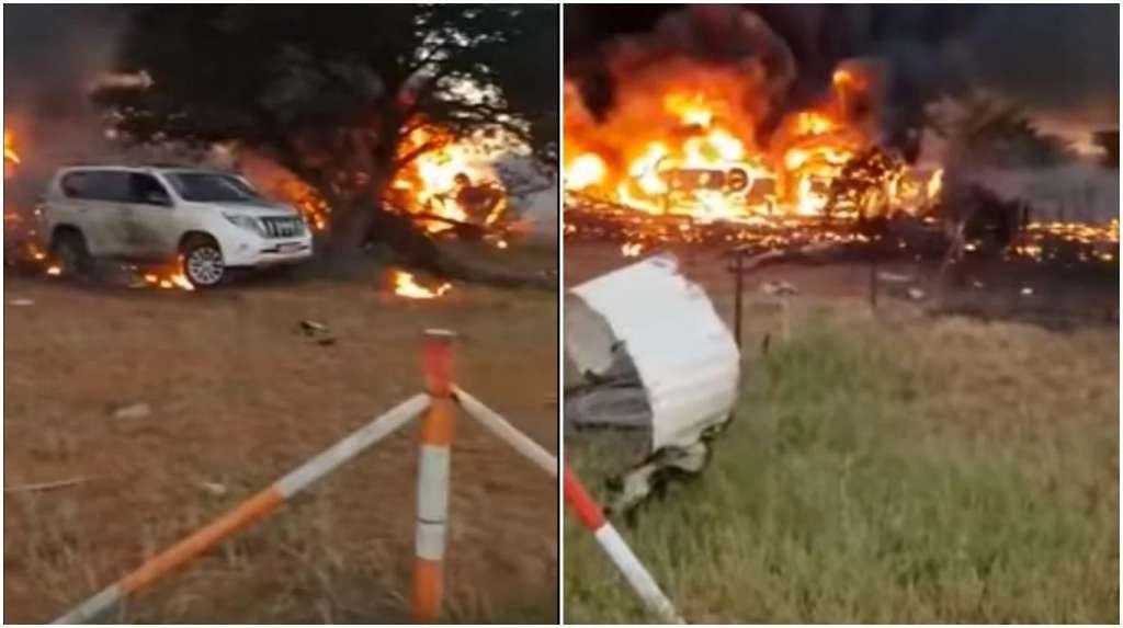 Robó y estrelló una avioneta para matar a su esposa