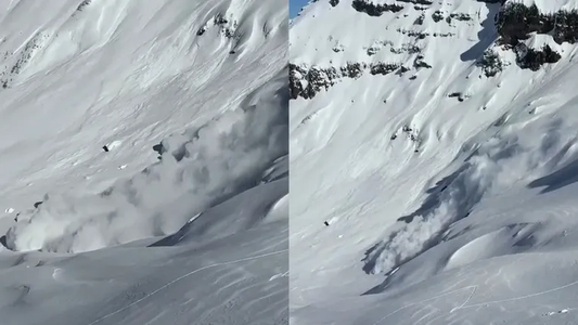 Dos esquiadores se salvaron de milagro de una impresionante avalancha en el Cerro Chapelco