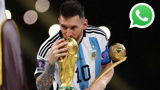 WhatsApp: cómo conseguir los mejores stickers de Messi luego de ser Campeón Mundial