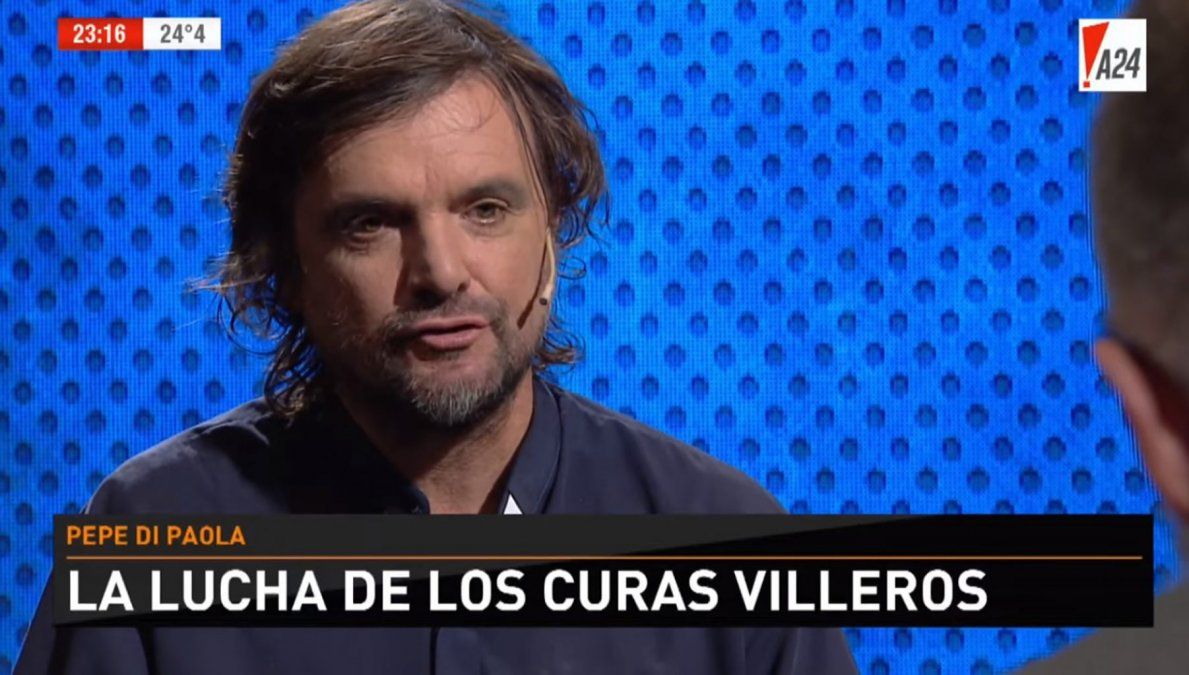 Padre Pepe: A Macri le diría que le preste atención a los pobres; y a Cristina también
