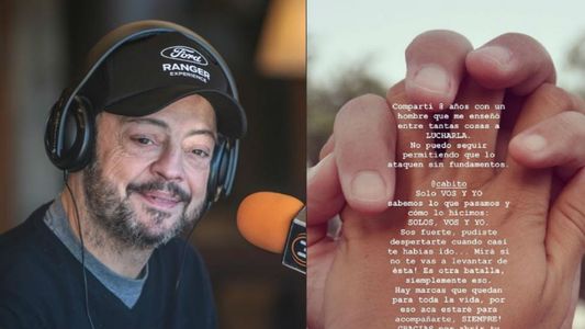 Una ex pareja de Cabito salió a defenderlo: ¡Mirá si no te vas levantar de esta! Es otra batalla