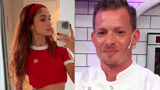 Melody Luz le puso un freno en vivo a Santiago del Azar en su primera aparición oficial juntos